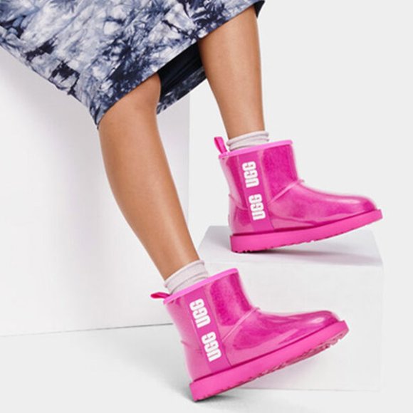 UGG WOMEN’S CLASSIC CLEAR MINI PINk - Picture 5 of 7